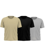 Pack OF 3 Plain  Premium Quality T Shirts