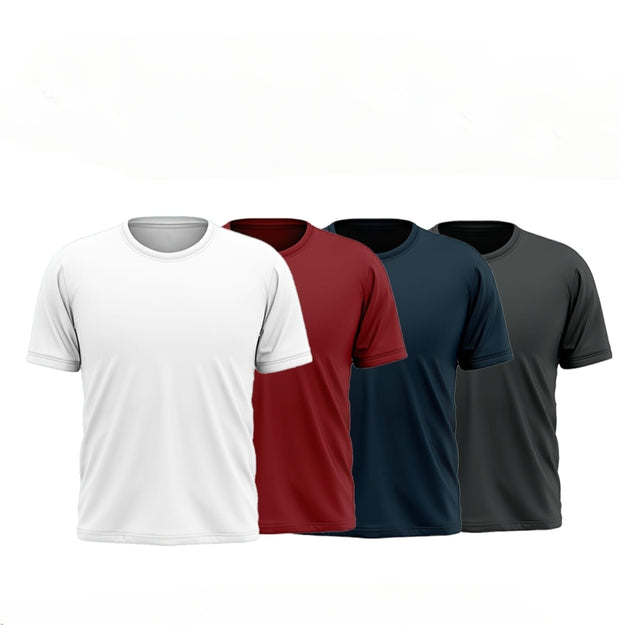 Pack OF 4 Premium Quality Plain T Shirts