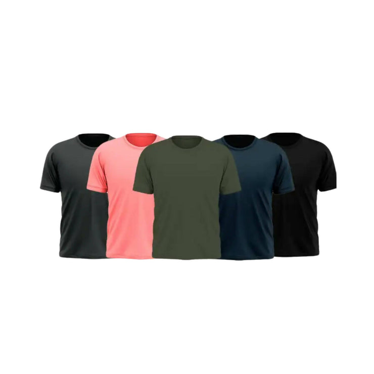 Pack OF 5 Premium Solid  T-Shirt p4