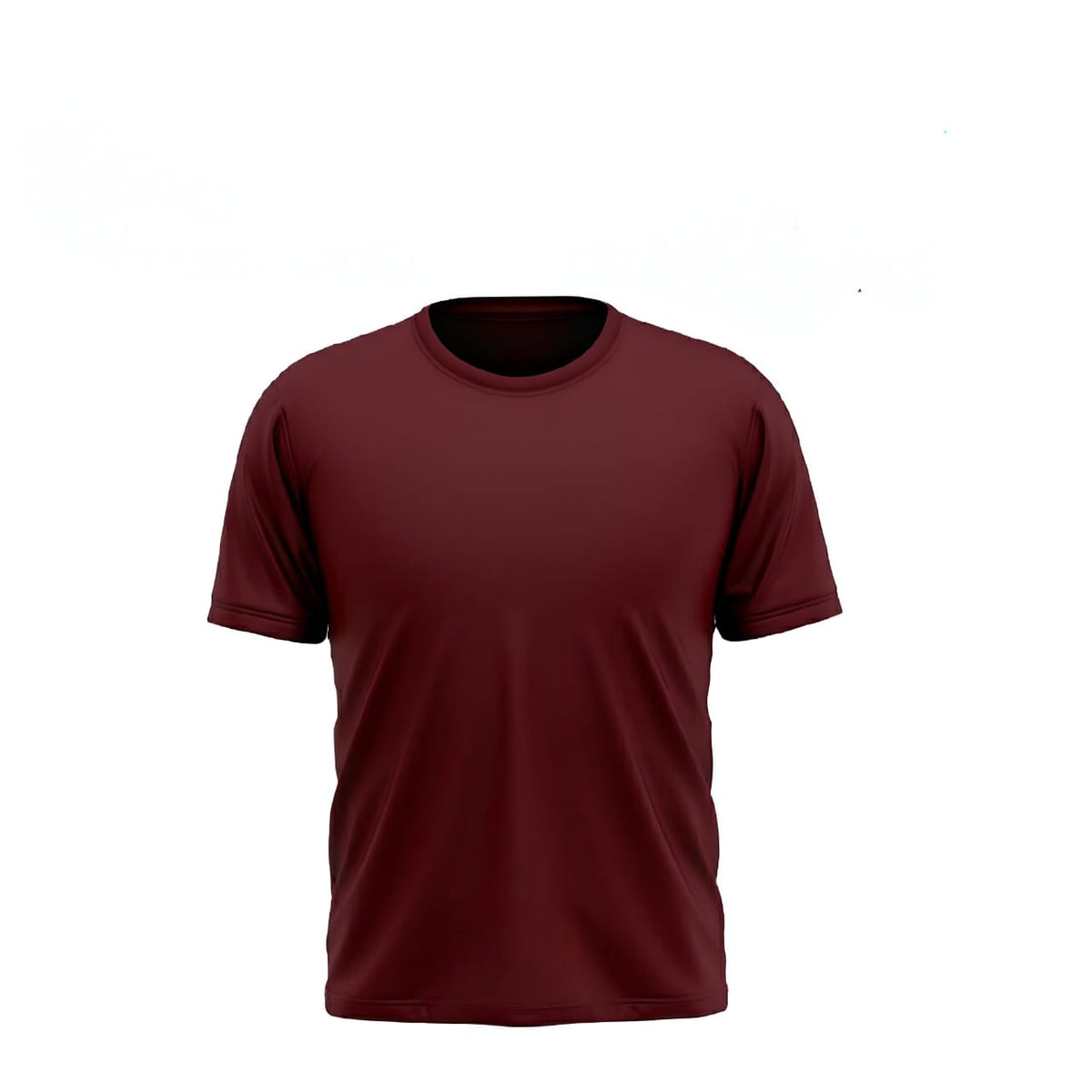 Men's Plain T Shirt (Maroon)