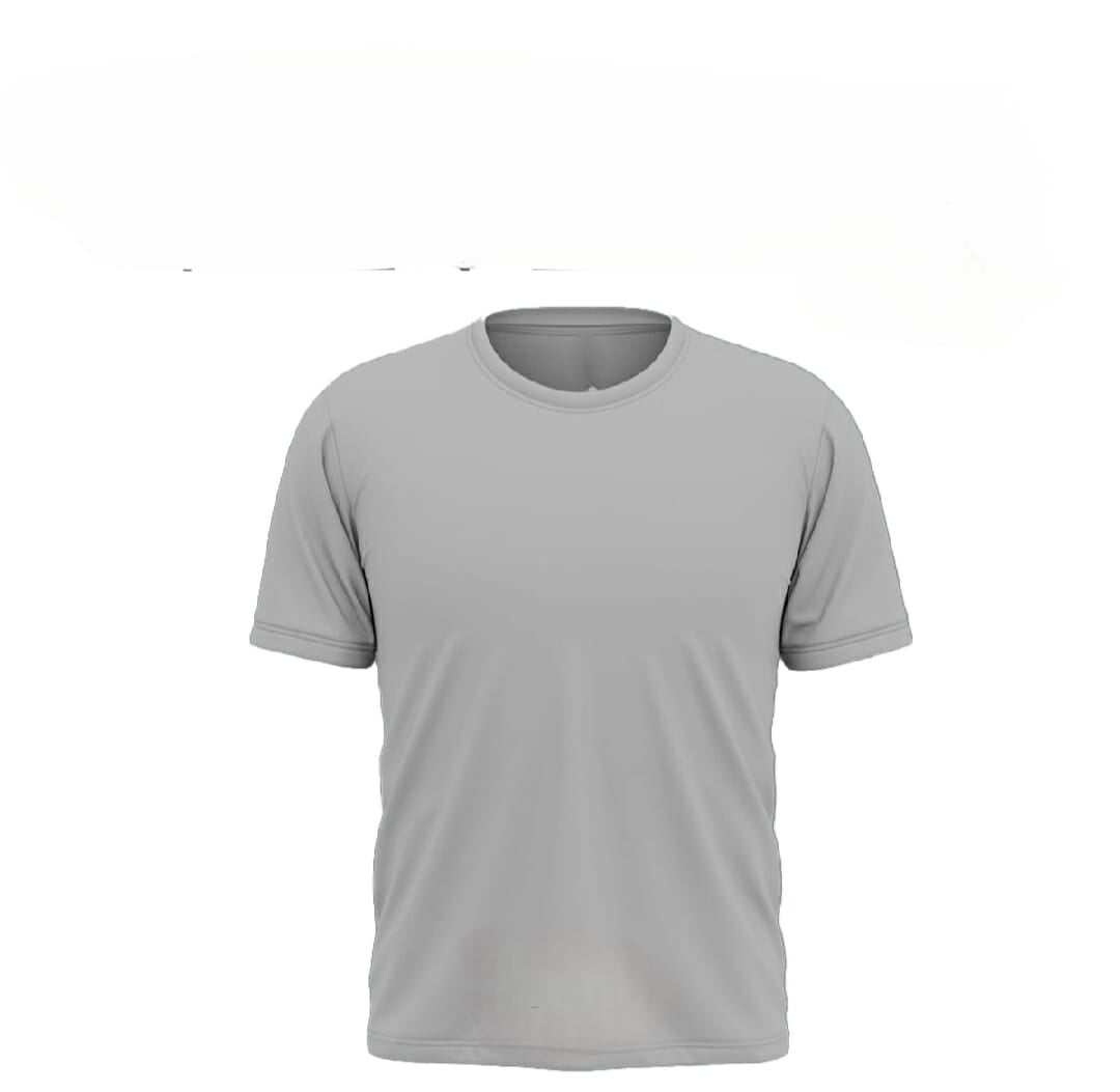Men's Plain T Shirt (Light Gray)
