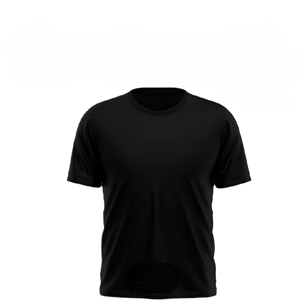 Men's Plain T Shirt (Black)