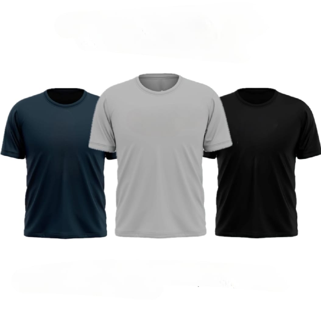Men's Plain T-Shirt (Pack of 3) 1